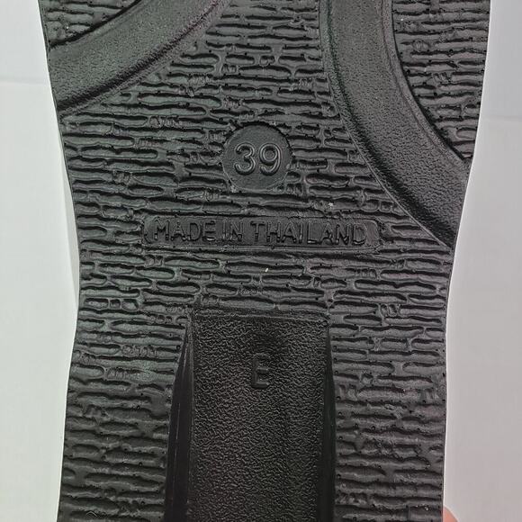 Aerothotic Pearly Fume Womens Size EU 39 US 8 Black Silver Flip Flop Sandals - Picture 11 of 11